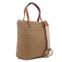 Pierre Cardin Isla Straw Tote Bag In Tan