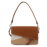 Pierre Cardin Noemie Colourblock Shoulder Bag In Neutral