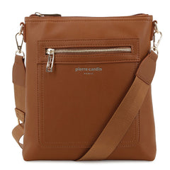 Pierre Cardin Colette Crossbody Bag In Tan