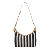 Pierre Cardin Rafiya Crossbody Bag In White & Navy