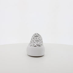 Pierre Cardin Pcl10462 Ladies Graffiti 2 Shoes White And Black