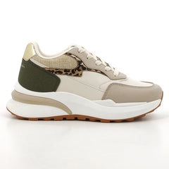 Pierre Cardin Ladies Beige Belle Sneakers