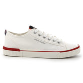 Pierre Cardin Mens Pulse Shoes In White & Red