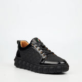 Mazerata Mens Pigale 38 Faux Patent Shoes In Black