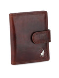 Polo Etosha Card Holder With Tab In Brown