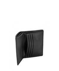 Polo Nappa Credit Card Wallet In Black