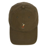 Polo Womens 6 Panel Unstructured Peak Cap In Brown