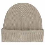 Polo Unisex Adults Knitted Beanie In Stone