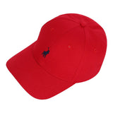 Polo 6 Panel Classic Peak Cap In Red