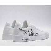 Replay Mens Polys Doodle Shoes In White