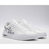 Replay Mens Polys Doodle Shoes In White