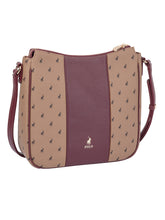 Polo Sonora Crossbody Bag In Burgandy