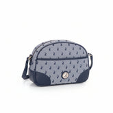 Polo Jacquard Sling Bag In Navy