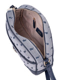 Polo Jacquard Sling Bag In Navy