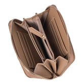 Polo Kensington Medium Zip Around Wallet In Brown