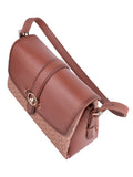Polo Medina Flapover Shoulder Bag In Chestnut
