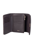 Polo medina Small Medium Trifold Purse In Espresso