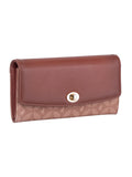 Polo Medina Trifold Purse In Chestnut