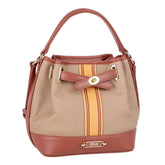 Polo Riviera Bucket Sling Bag In Tan