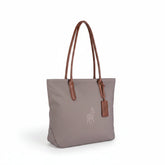 Polo Spectator Tote Bag In Taupe