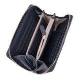 Polo Tango Small Medium Zip Around Purse In Blue