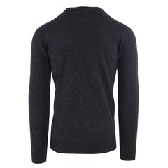 Pringle Ls V Neck Argyle Mkni1301 Charcoal