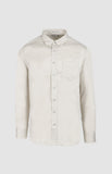 Pringle Mens Long Sleeve Classic Shirt In Stone
