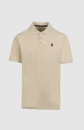 Prigle Mens Austyn Pique Golfer In Biscuit