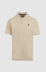 Prigle Mens Austyn Pique Golfer In Biscuit