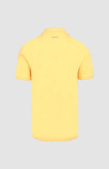 Prigle Mens Austyn Pique Golfer In Yellow