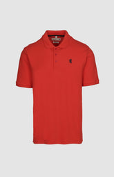 Prigle Mens Austyn Pique Golfer In Coral