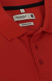 Prigle Mens Austyn Pique Golfer In Coral
