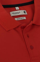 Prigle Mens Austyn Pique Golfer In Coral