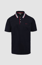 Pringle Mens Marvin Mercerized Golfer In Navy