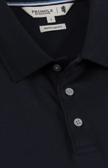 Pringle Mens Donald Long Sleeve Golfer In Black
