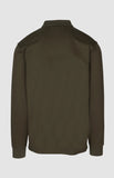 Pringle Mens Donald Long Sleeve Golfer In Olive