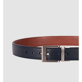 Pringle Mens Cedric 2 Reversible Belt In Navy/Tan