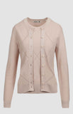 Pringle Dusty Pink Claire Knitwear Cardigan