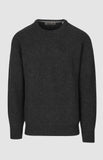 Pringle Mens Johnson Lambswool Crewneck Sweater In Charcoal