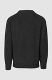 Pringle Mens Johnson Lambswool Crewneck Sweater In Charcoal