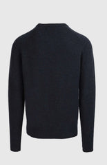 Pringle Mens Johnson Lambswool Crewneck Sweater In Navy