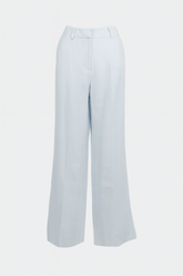 Pringle Womens Linen Pants In Light Blue