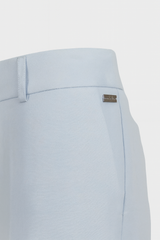 Pringle Womens Linen Pants In Light Blue