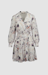 Pringle Ayesha Printed Mini Wrap Dress Multi