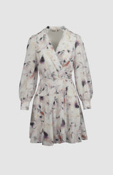 Pringle Ayesha Printed Mini Wrap Dress Multi