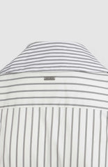 Pringle Womens Kiara Cotton Wrap Stripe Dress In White