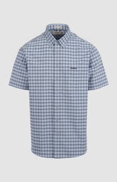 Pringle Gordon Ss Classic Shirt Blue