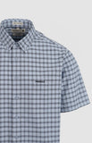 Pringle Gordon Ss Classic Shirt Blue