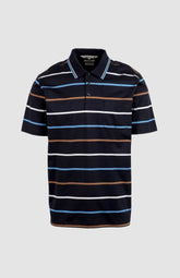 Pringle Mens Harry Mercerised Golfer In Navy