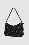 Pringle Pr112034 Argyle Aop Small Shoulder Bag Black
